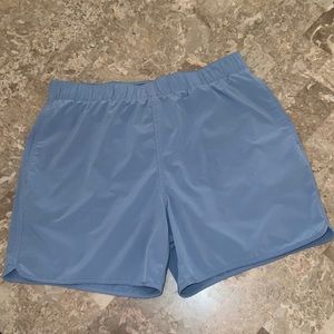 Abercrombie & Fitch baby blue shorts.